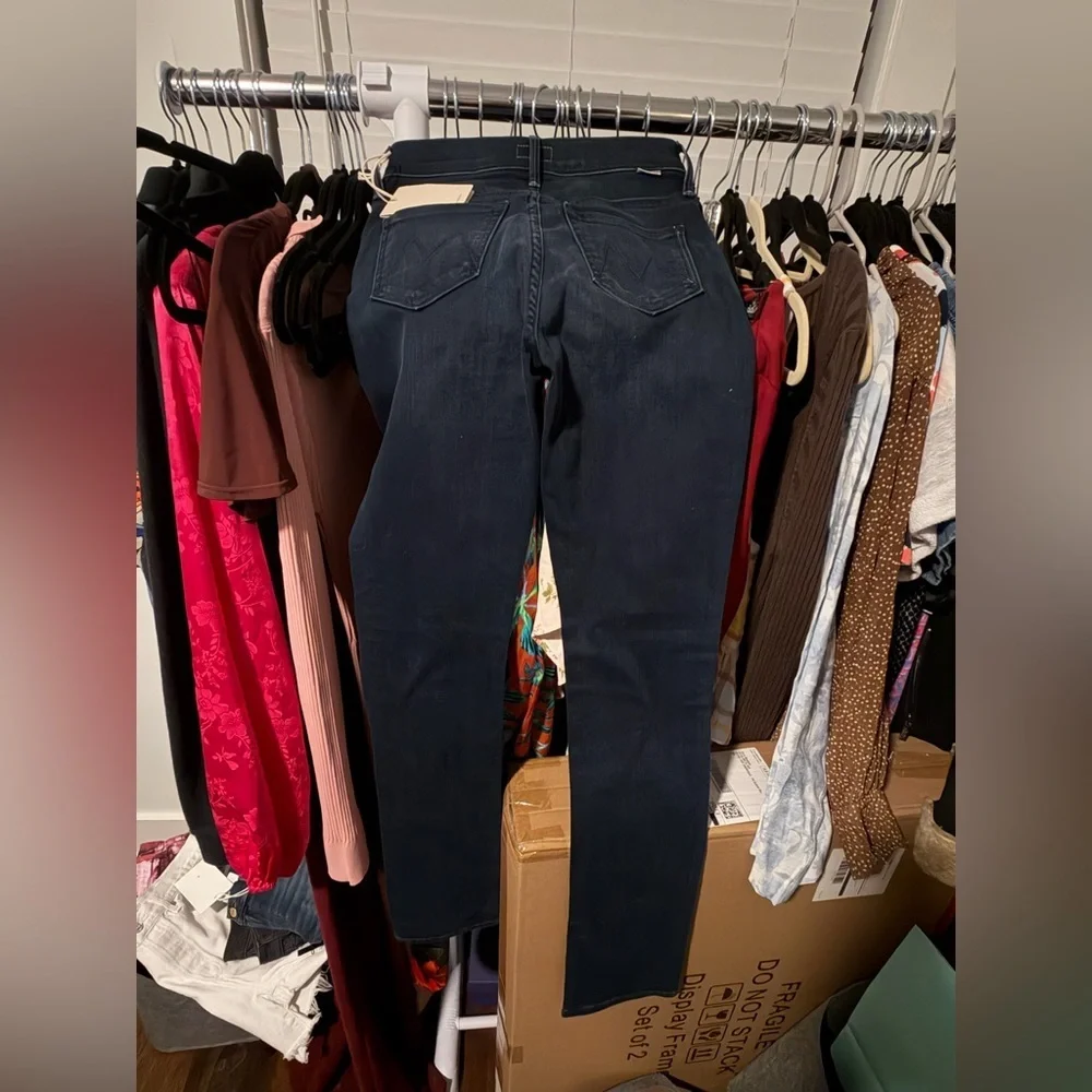MOTHER Mid Rise Dazzler Skimp Night Tripper Jean